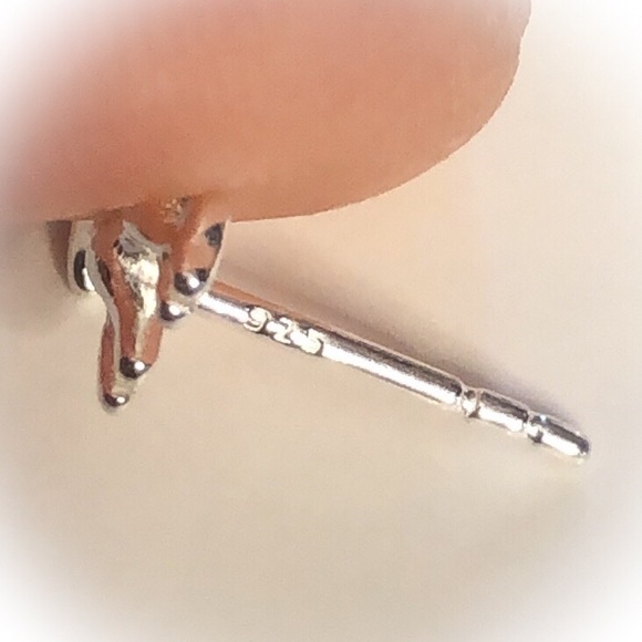 💕Super fun Giraffe Earrings Sterling Silver💕 - Picture 8 of 10